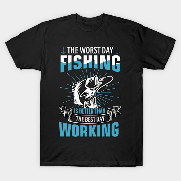 Fishing day T-Shirt by Crostreet